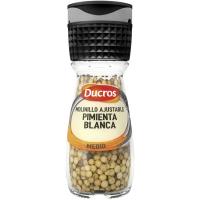 Pimienta blanca molinillo DUCROS, frasco 39 g