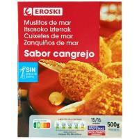 Muslito de mar EROSKI, caja 500 g