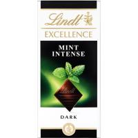 Chocolate con menta LINDT Excellence, tableta 100 g
