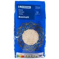 Arròs basmati EROSKI, paquet 1 kg