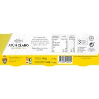 Atún claro aceite de oliva ALBO, pack 3x65 g