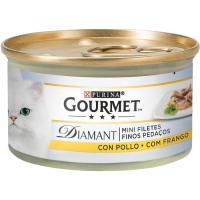 Aliment de pollastre GOURMET Diamant, llauna 85 g