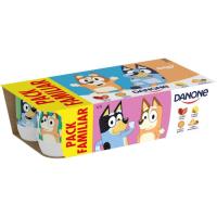 Yogur sabor de fresa-limón-galleta DANONE, pack 8x120 g