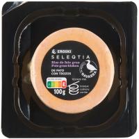 Medallón de Foie EROSKI SELEQTIA, blister 100 g