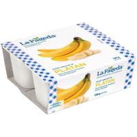Yogur de plátano LA FAGEDA, pack 4x125 g
