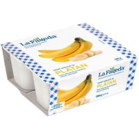 Iogurt sabor plàtan LA FAGEDA, pack 4x125 g