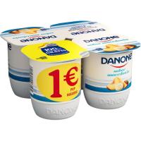 Yogur sabor a macedonia DANONE, pack 4x120 g