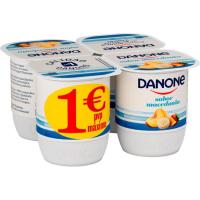 Yogur sabor a macedonia DANONE, pack 4x120 g