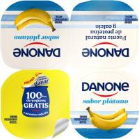 Yogur sabor a macedonia DANONE, pack 4x120 g