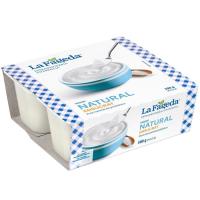 Iogurt natural ensucrat LA FAGEDA, pack 4x125 g