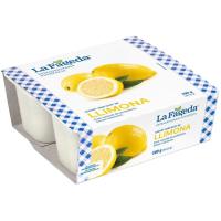 Iogurt sabor llimona LA FAGEDA, pack 4x125 g