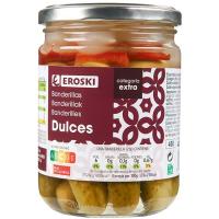 Banderilles dolces EROSKI, flascó 210 g