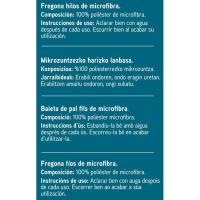 Recanvi baieta de pal de microfibra fil EROSKI, pack 1 u