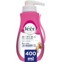 Crema depilatoria piel sensible VEET, dosificador 400 ml