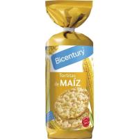 Tortitas de maíz BICENTURY, paquete 130 g