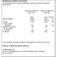 Olives arbequines MASROJANA, tarro 400 g