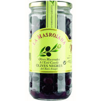 Olives negres MASROJANA, lata 400 g