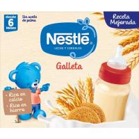 Papilla líquida con galleta NESTLÉ, pack 2x250 ml