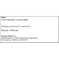 Vi negre D.O. Catalunya RAMON ROQUETA, ampolla 75 cl