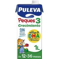 Llet de creixement PULEVA Nens 3, brik 1 litre