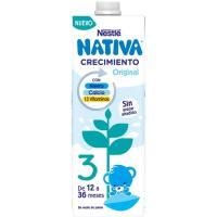 Llet creix.sense azucar original júnior 1+ NESTLÉ, brik 1 litre