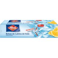 Bolsa para cubitos de hielo ALBAL, caja 10 uds