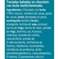 Snacks de xocolata-llet EROSKI, caixa 200 g