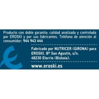 Barreta de xocolata amb llet EROSKI, caixa 192 g