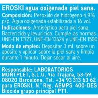 Aigua oxigenada EROSKI, 250 ml