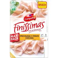 Pechuga de pavo CAMPOFRÍO FINÍSSIMAS, bandeja 180 g