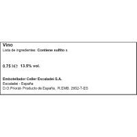 Vino Tinto Joven Priorat SCALA DEI TRIBUT, botella 75 cl