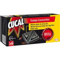 Trampa para cucarachas CUCAL, caja 6 uds